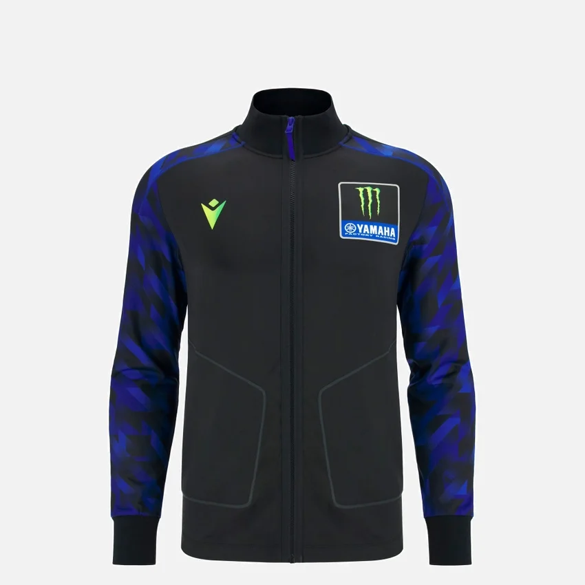 Felpa con zip integrale Monster Energy Yamaha MotoGP 2026 Fan Gear – Taglie più piccole Felpa con zip integrale Monster Energy Yamaha MotoGP 2026 Fan Gear – Taglie più piccole