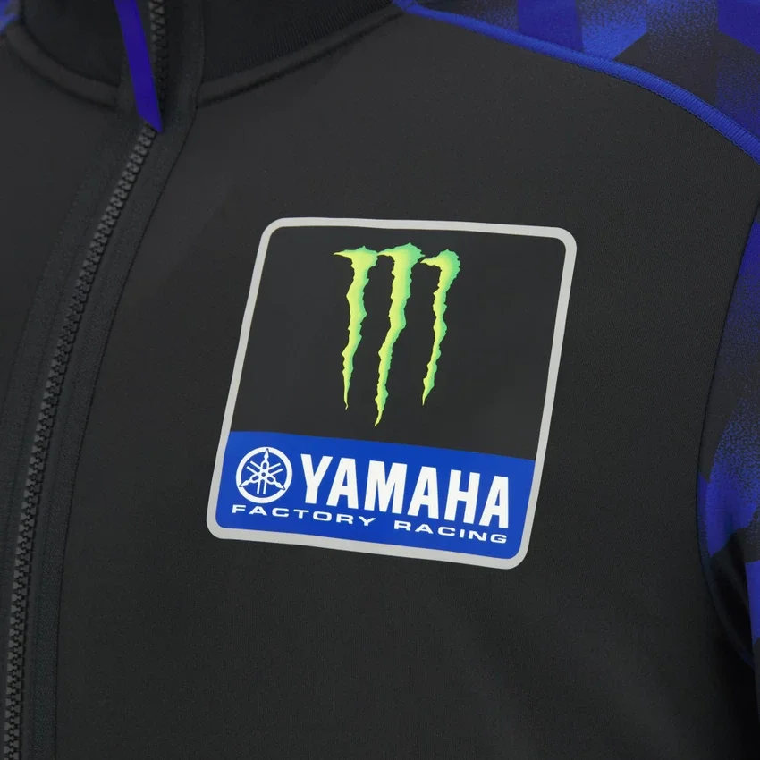 Felpa con zip integrale Monster Energy Yamaha MotoGP 2026 Fan Gear – Taglie più piccole Felpa con zip integrale Monster Energy Yamaha MotoGP 2026 Fan Gear – Taglie più piccole