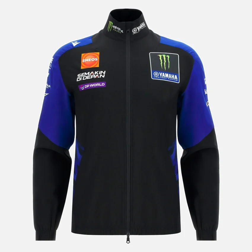 Felpa con zip integrale Monster Energy Yamaha MotoGP 2026 Man Team Replica Felpa con zip integrale Monster Energy Yamaha MotoGP 2026 Man Team Replica