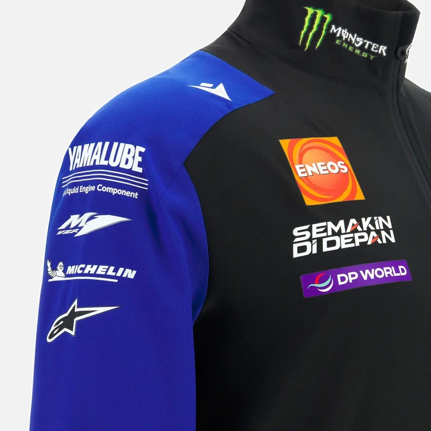 Felpa con zip integrale Monster Energy Yamaha MotoGP 2026 Man Team Replica Felpa con zip integrale Monster Energy Yamaha MotoGP 2026 Man Team Replica