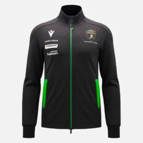 Felpa da uomo con zip integrale Automobili Lamborghini Squadra Corse Felpa da uomo con zip integrale Automobili Lamborghini Squadra Corse