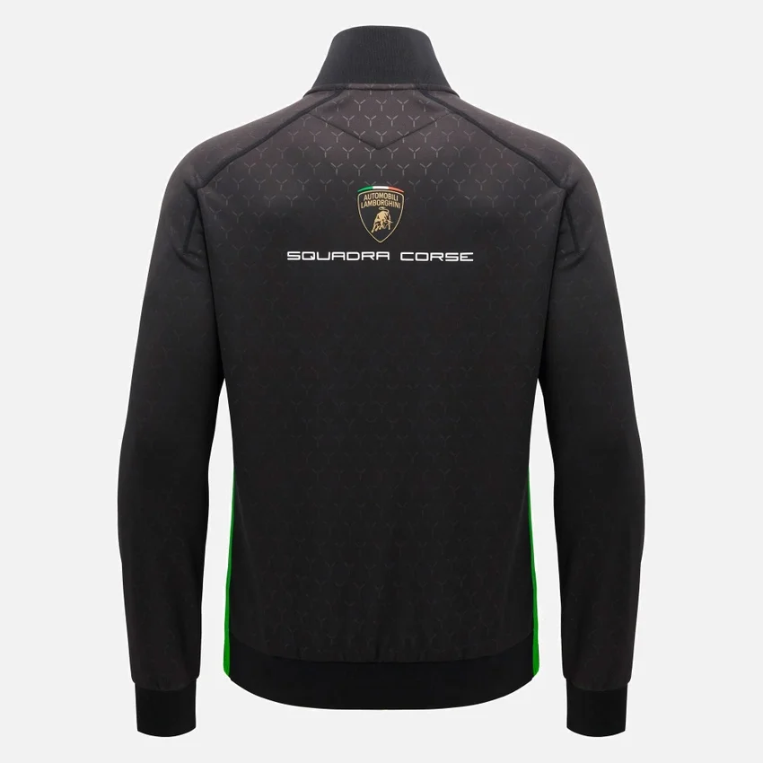 Felpa da uomo con zip integrale Automobili Lamborghini Squadra Corse Felpa da uomo con zip integrale Automobili Lamborghini Squadra Corse