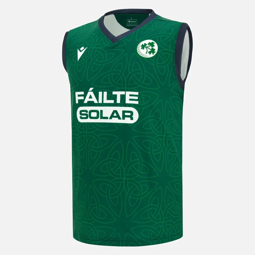 Felpa senza maniche con cappuccio della squadra di cricket irlandese 2026/28 ODI Felpa senza maniche con cappuccio della squadra di cricket irlandese 2026/28 ODI