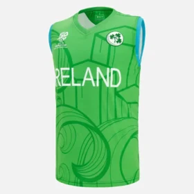 Felpa senza maniche con cappuccio T-20 della squadra di cricket irlandese per la Coppa del Mondo 2026 Felpa senza maniche con cappuccio T-20 della squadra di cricket irlandese per la Coppa del Mondo 2026
