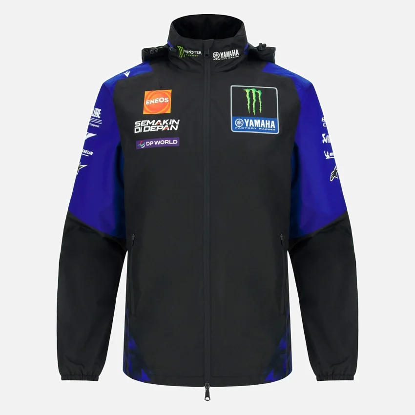 Giacca da doccia Monster Energy Yamaha MotoGP 2026 Man Team Replica Giacca da doccia Monster Energy Yamaha MotoGP 2026 Man Team Replica