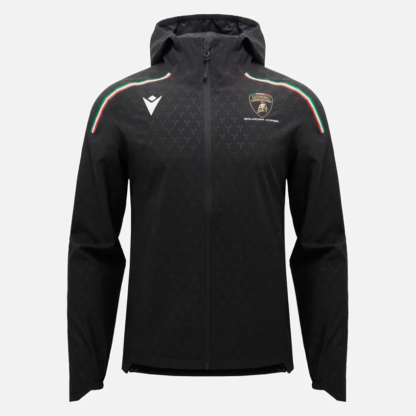 Giacca impermeabile da uomo Automobili Lamborghini Squadra Corse Giacca impermeabile da uomo Automobili Lamborghini Squadra Corse