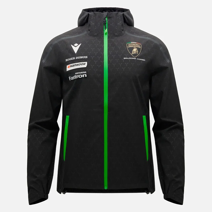 Giacca impermeabile da uomo Automobili Lamborghini Squadra Corse Giacca impermeabile da uomo Automobili Lamborghini Squadra Corse