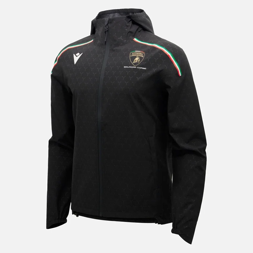 Giacca impermeabile da uomo Automobili Lamborghini Squadra Corse Giacca impermeabile da uomo Automobili Lamborghini Squadra Corse