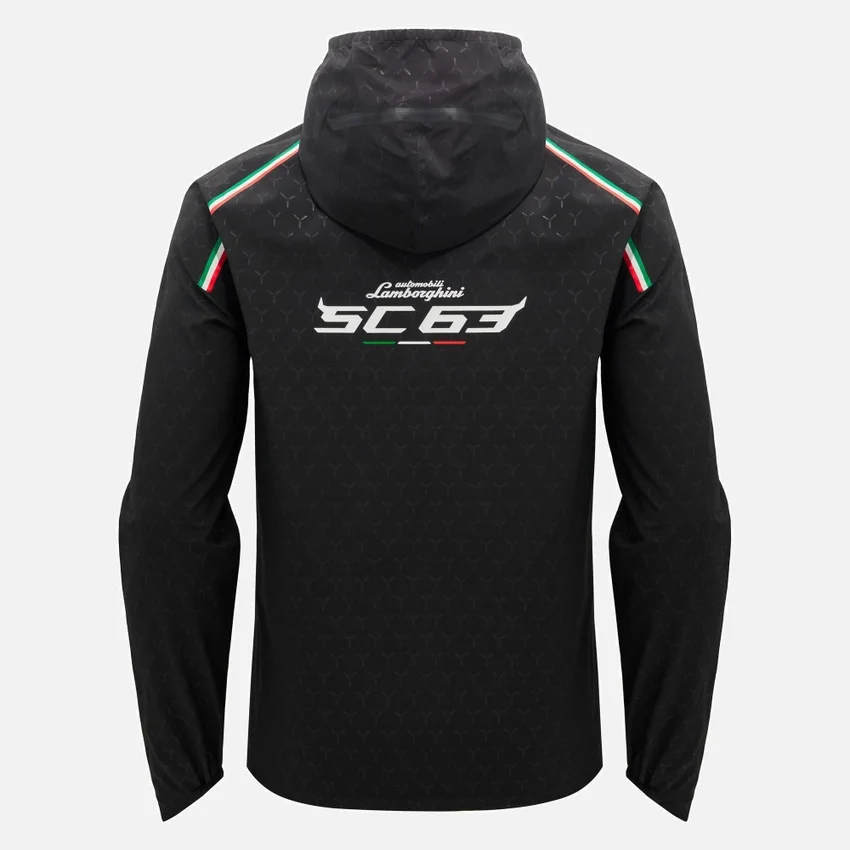 Giacca impermeabile da uomo Automobili Lamborghini Squadra Corse Giacca impermeabile da uomo Automobili Lamborghini Squadra Corse