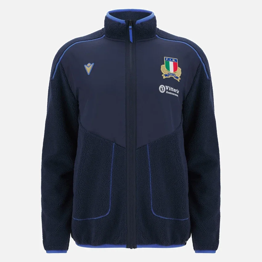 Giacca Teddy da adulto Italia Rugby 2025/26 Athleisure Giacca Teddy da adulto Italia Rugby 2025/26 Athleisure