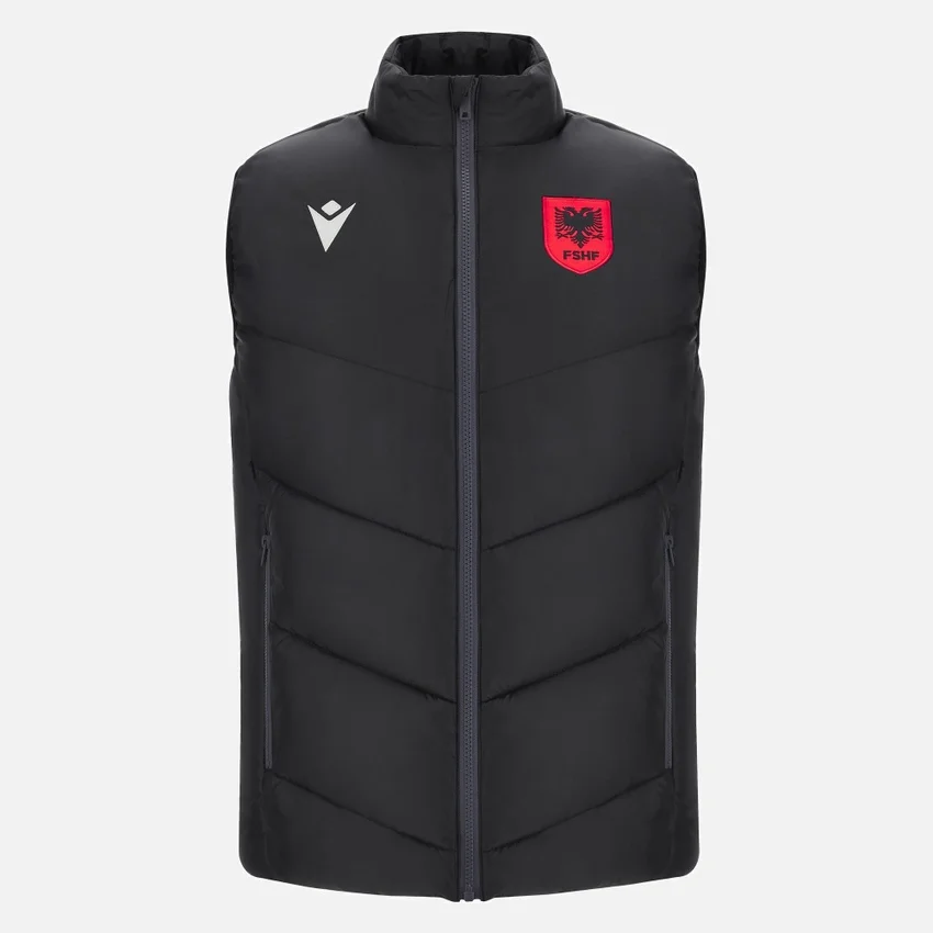 Gilet imbottito ufficiale della Nazionale albanese FSHF 2026/27 per adulti Gilet imbottito ufficiale della Nazionale albanese FSHF 2026/27 per adulti