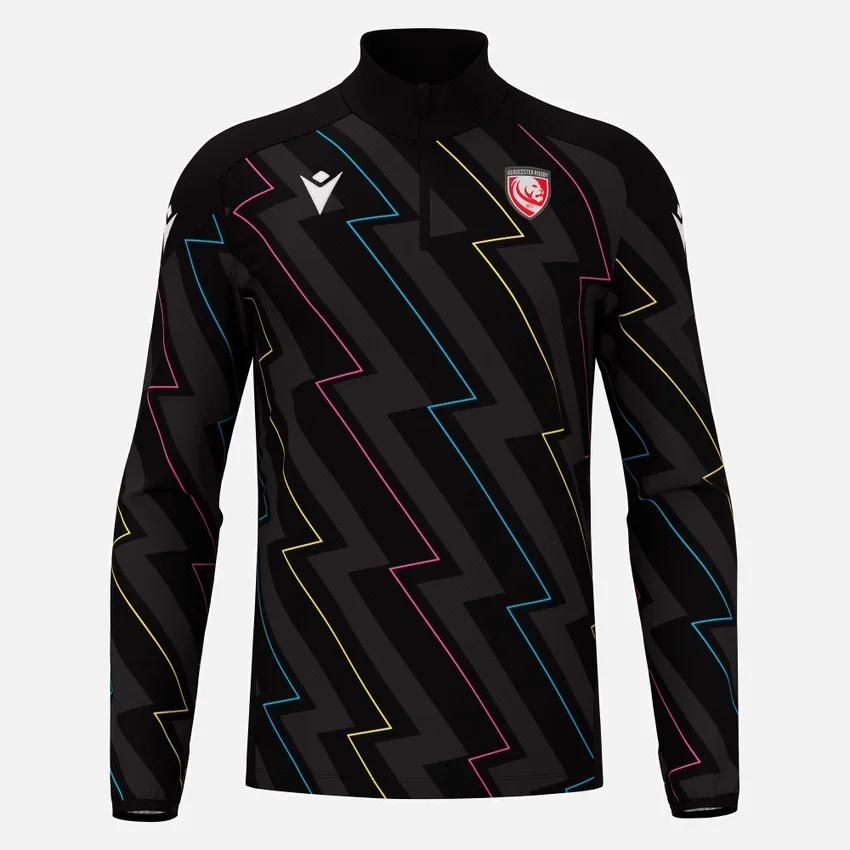 Gloucester Rugby 2025/26 Top con zip a 1/4 Gloucester Rugby 2025/26 Top con zip a 1/4