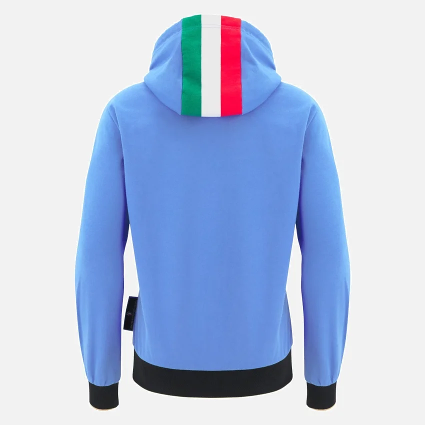 Italia Rugby 2025/26 Felpa con zip integrale della linea per adulti Italia Rugby 2025/26 Felpa con zip integrale della linea per adulti