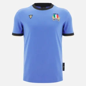 Italia Rugby 2025/26 T-Shirt in cotone a costine linea fan