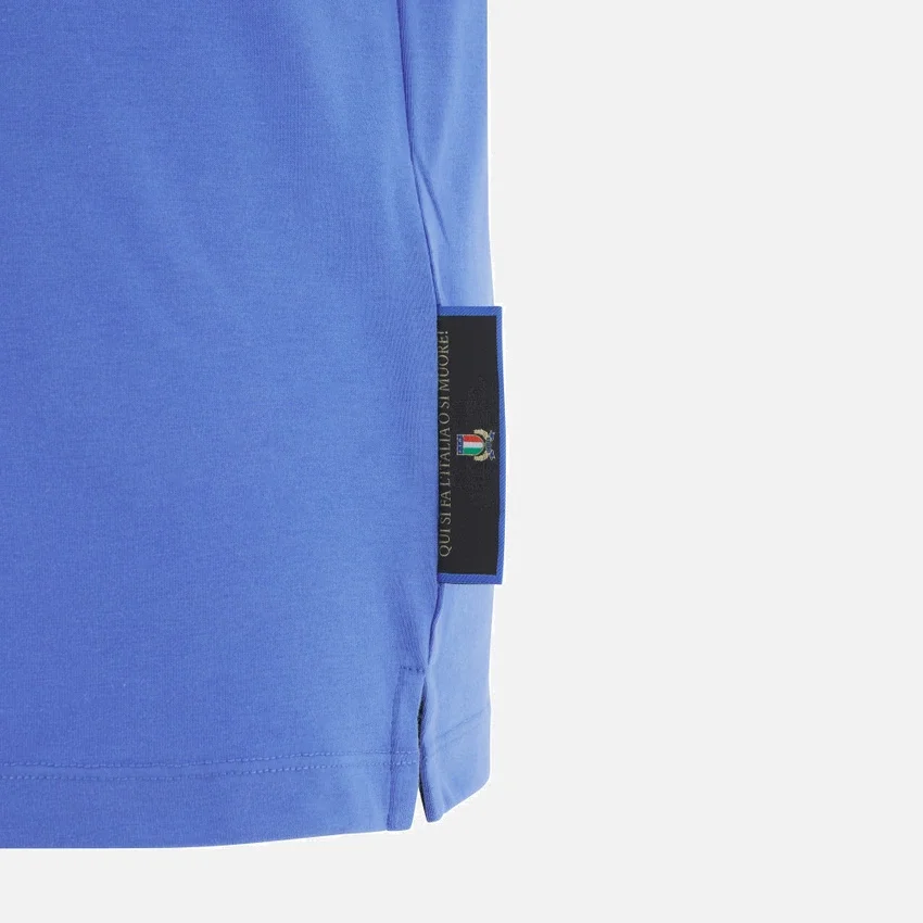 Italia Rugby 2025/26 T-Shirt in cotone a costine linea fan Italia Rugby 2025/26 T-Shirt in cotone a costine linea fan