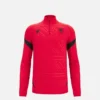 Maglia con zip a 1/4 della Nazionale Albanese FSHF 2026/27 Junior Top