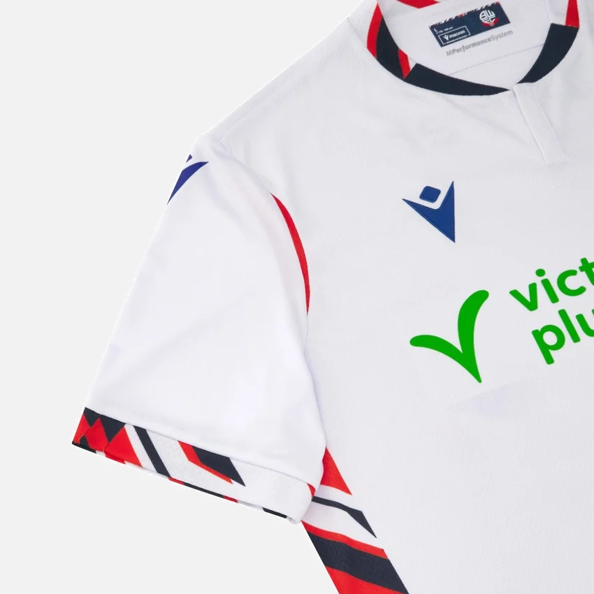 Maglia da casa per adulti del Bolton Wanderers FC 2025/26 Maglia da casa per adulti del Bolton Wanderers FC 2025/26