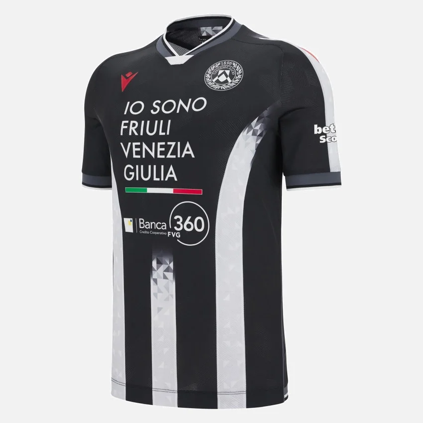 Maglia da casa Udinese Calcio 2025/26 per adulti Maglia da casa Udinese Calcio 2025/26 per adulti