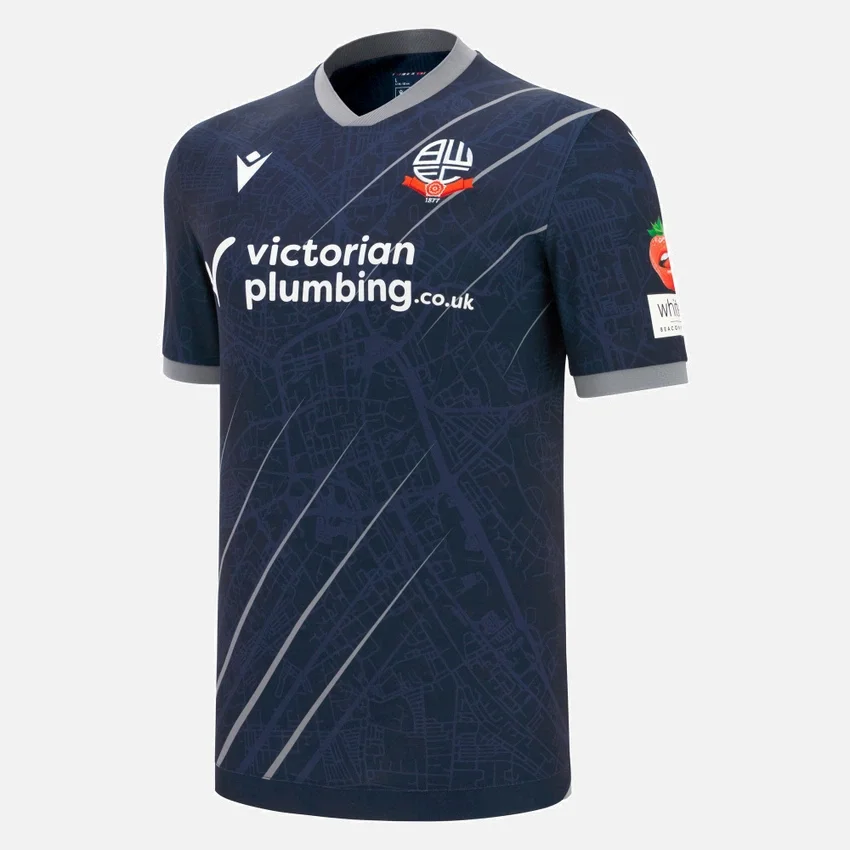 Maglia da trasferta per adulti del Bolton Wanderers FC 2025/26 Maglia da trasferta per adulti del Bolton Wanderers FC 2025/26