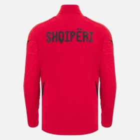 Maglia da uomo con zip a 1/4 del Top della Nazionale Albanese FSHF 2026/27