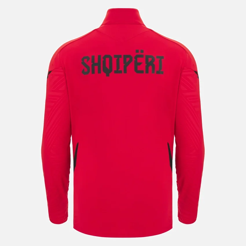 Maglia da uomo con zip a 1/4 del Top della Nazionale Albanese FSHF 2026/27 Maglia da uomo con zip a 1/4 del Top della Nazionale Albanese FSHF 2026/27