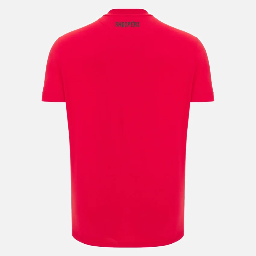 Maglia da uomo della Nazionale albanese FSHF 2026/27, rosso sportivo, stile Athleisure Maglia da uomo della Nazionale albanese FSHF 2026/27, rosso sportivo, stile Athleisure