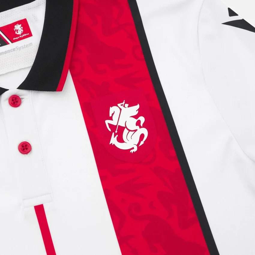 Maglie da casa per adulti della Federazione calcistica georgiana 2025/26 Maglie da casa per adulti della Federazione calcistica georgiana 2025/26