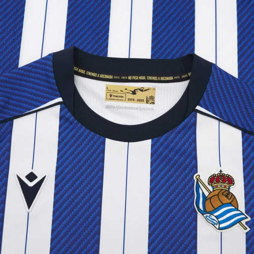 Maglie da casa per adulti della Real Sociedad 2025/26 Maglie da casa per adulti della Real Sociedad 2025/26