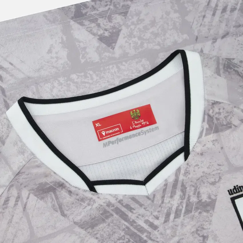 Maglie da partita commemorative del 50° anniversario del terremoto dell’Udinese Calcio 2025/26 Maglie da partita commemorative del 50° anniversario del terremoto dell’Udinese Calcio 2025/26