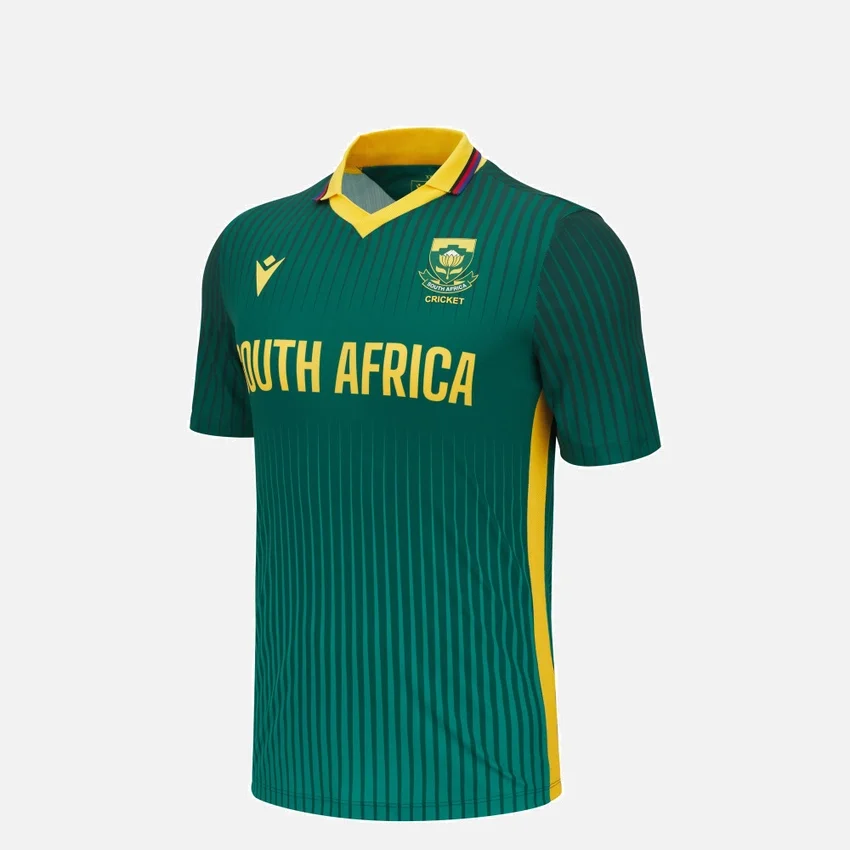 Maglie da partita ODI Cricket South Africa 2025/26 per bambini Maglie da partita ODI Cricket South Africa 2025/26 per bambini