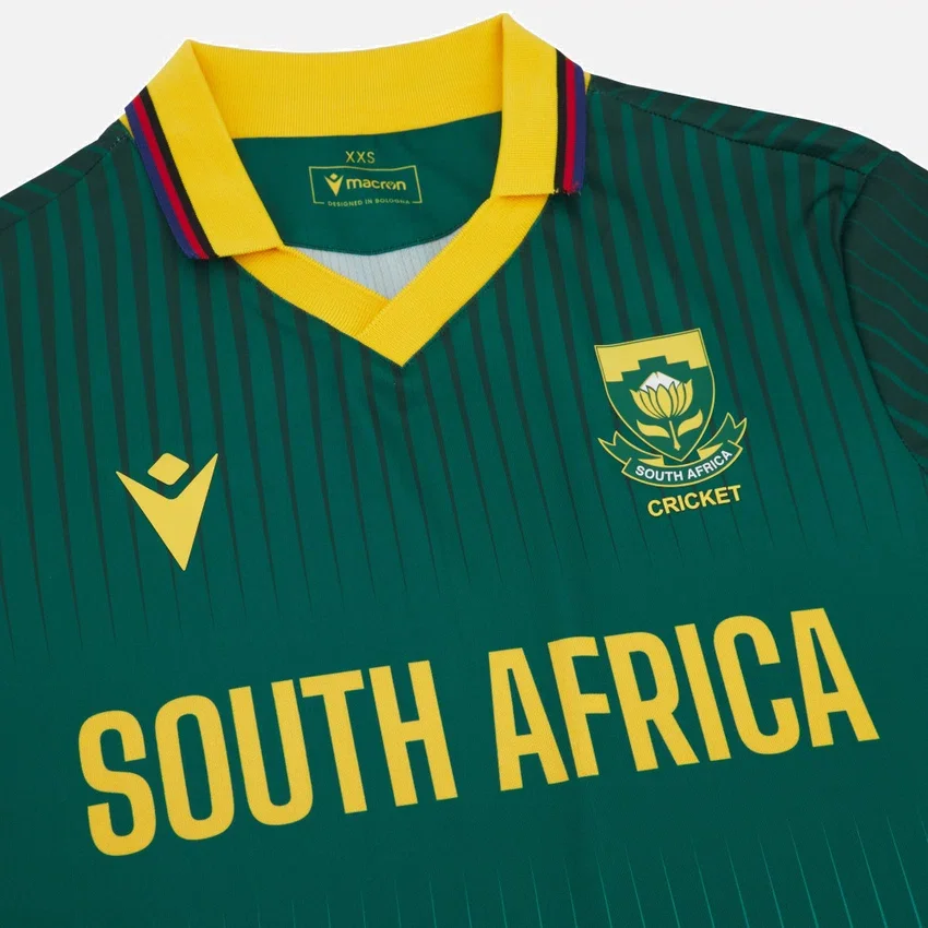 Maglie da partita ODI Cricket South Africa 2025/26 per bambini Maglie da partita ODI Cricket South Africa 2025/26 per bambini