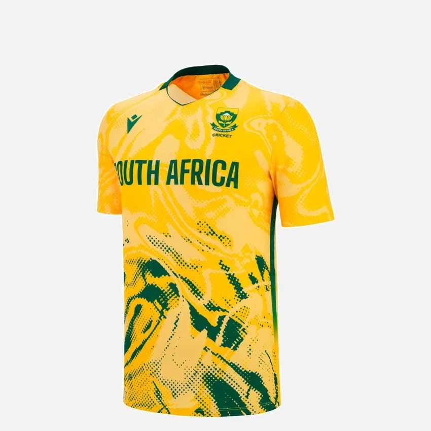 Maglie da partita T20 per bambini Cricket South Africa 2025/26 Maglie da partita T20 per bambini Cricket South Africa 2025/26