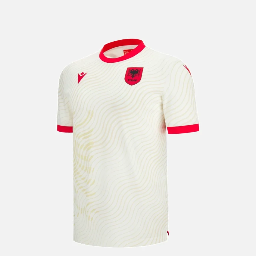 Maglie da trasferta Junior della Nazionale Albanese FSHF 2026/27 Maglie da trasferta Junior della Nazionale Albanese FSHF 2026/27