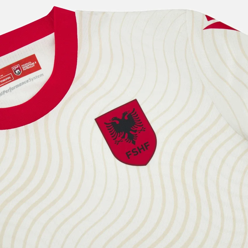 Maglie da trasferta Junior della Nazionale Albanese FSHF 2026/27 Maglie da trasferta Junior della Nazionale Albanese FSHF 2026/27