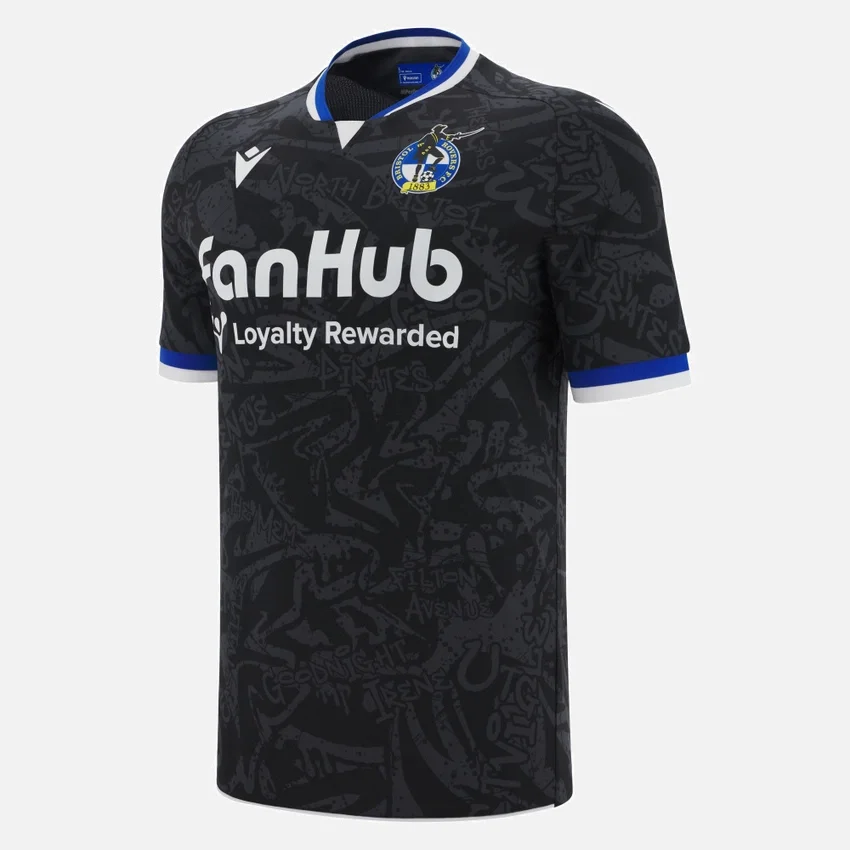 Maglie da trasferta per adulti del Bristol Rovers FC 2025/26 Maglie da trasferta per adulti del Bristol Rovers FC 2025/26