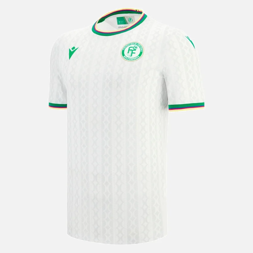 Maglie da trasferta per adulti della Federazione Calcistica delle Isole Comore 2025/26 Maglie da trasferta per adulti della Federazione Calcistica delle Isole Comore 2025/26