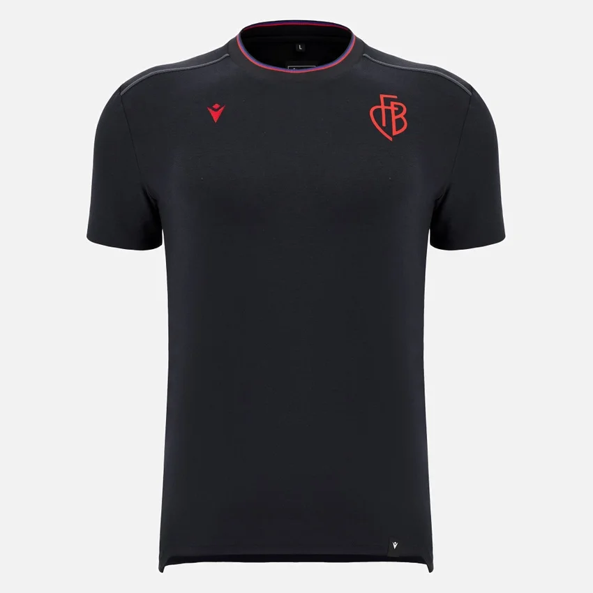 Maglietta in cotone da adulto FC Basel 2025/26 Athleisure Maglietta in cotone da adulto FC Basel 2025/26 Athleisure
