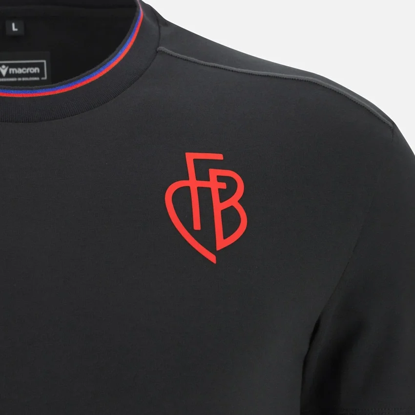 Maglietta in cotone da adulto FC Basel 2025/26 Athleisure Maglietta in cotone da adulto FC Basel 2025/26 Athleisure