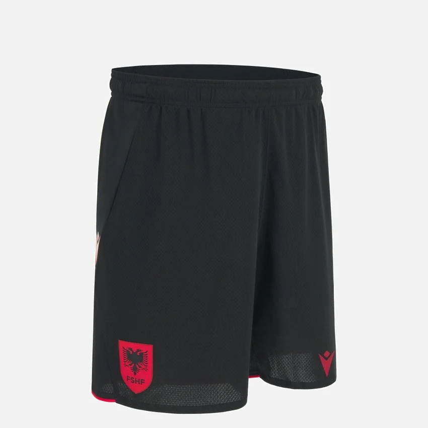 Pantaloncini da partita in casa della Nazionale Juniores FSHF 2026/27 dell’Albania Pantaloncini da partita in casa della Nazionale Juniores FSHF 2026/27 dell’Albania