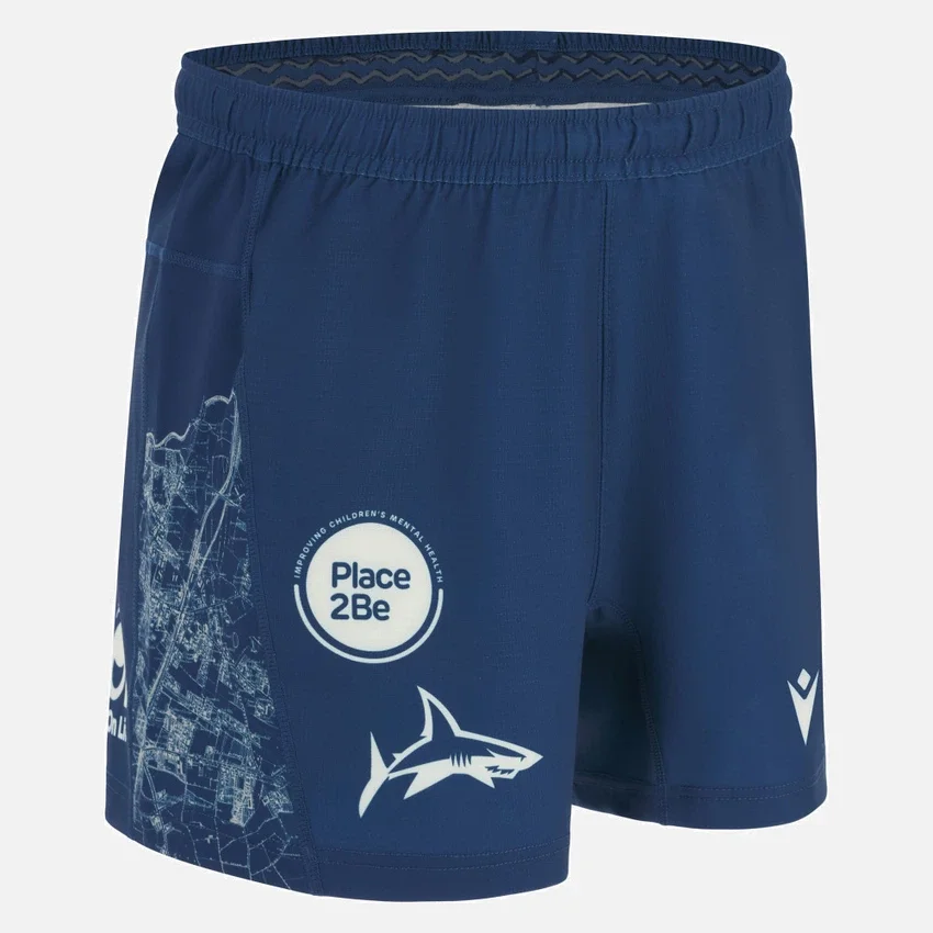 Pantaloncini da partita in casa Sale Sharks 2025/26 Pantaloncini da partita in casa Sale Sharks 2025/26