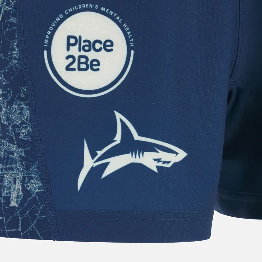 Pantaloncini da partita in casa Sale Sharks 2025/26 Pantaloncini da partita in casa Sale Sharks 2025/26