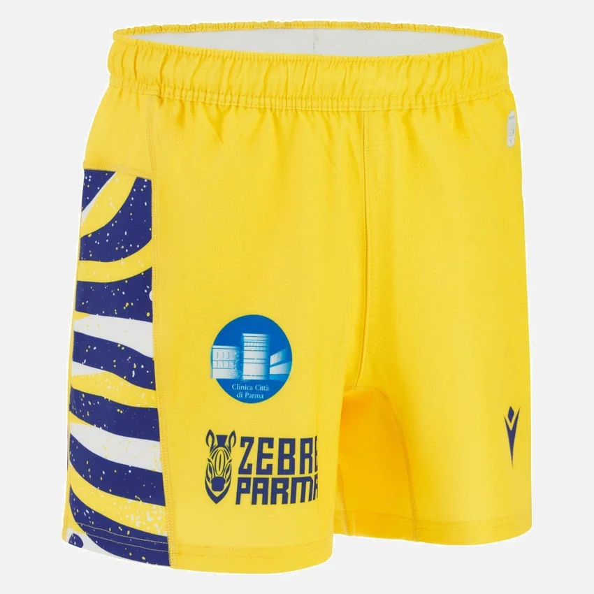 Pantaloncini da trasferta per adulti Zebre Parma 2025/26 Pantaloncini da trasferta per adulti Zebre Parma 2025/26