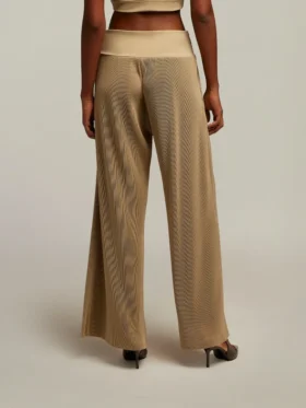 Pantaloni larghi plissettati Chirsten