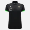 Polo da donna nero Automobili Lamborghini Squadra Corse Polo da donna nero Automobili Lamborghini Squadra Corse