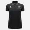 Polo da donna nero Automobili Lamborghini Squadra Corse Polo da donna nero Automobili Lamborghini Squadra Corse