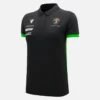 Polo da donna nero Automobili Lamborghini Squadra Corse Polo da donna nero Automobili Lamborghini Squadra Corse