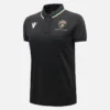 Polo da donna nero Automobili Lamborghini Squadra Corse Polo da donna nero Automobili Lamborghini Squadra Corse