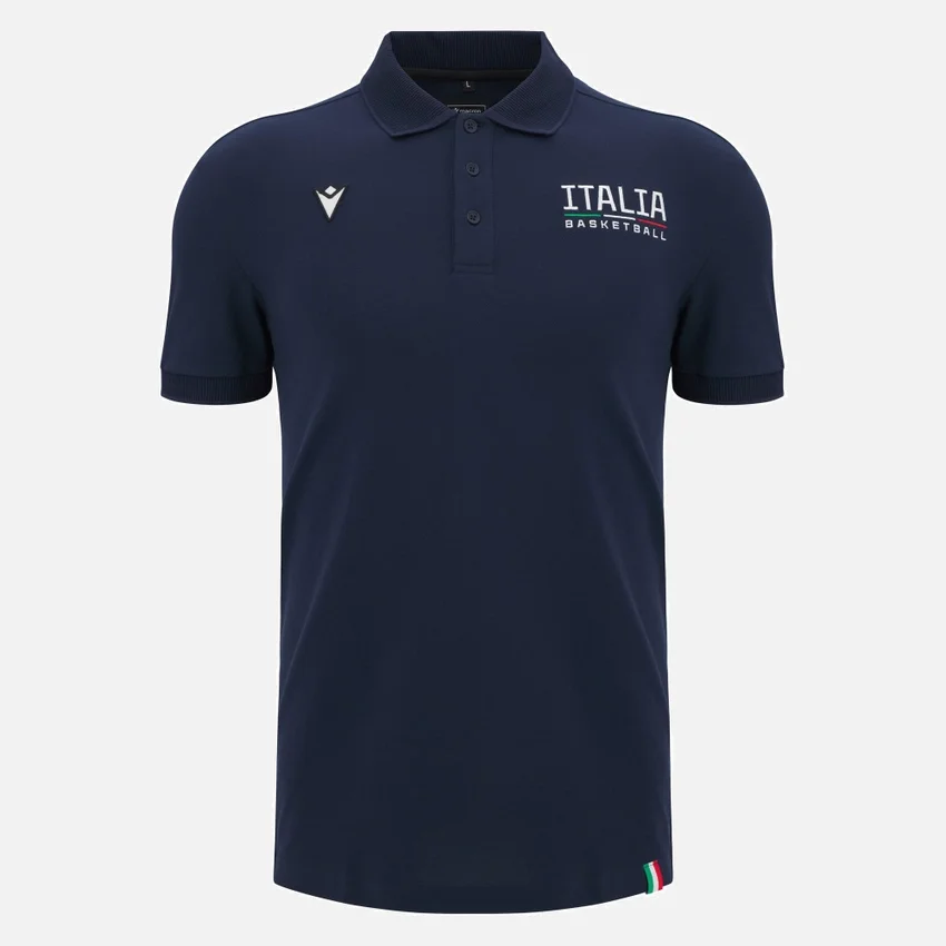 Polo da uomo Italbasket 2025/26 Athleisure Polo da uomo Italbasket 2025/26 Athleisure