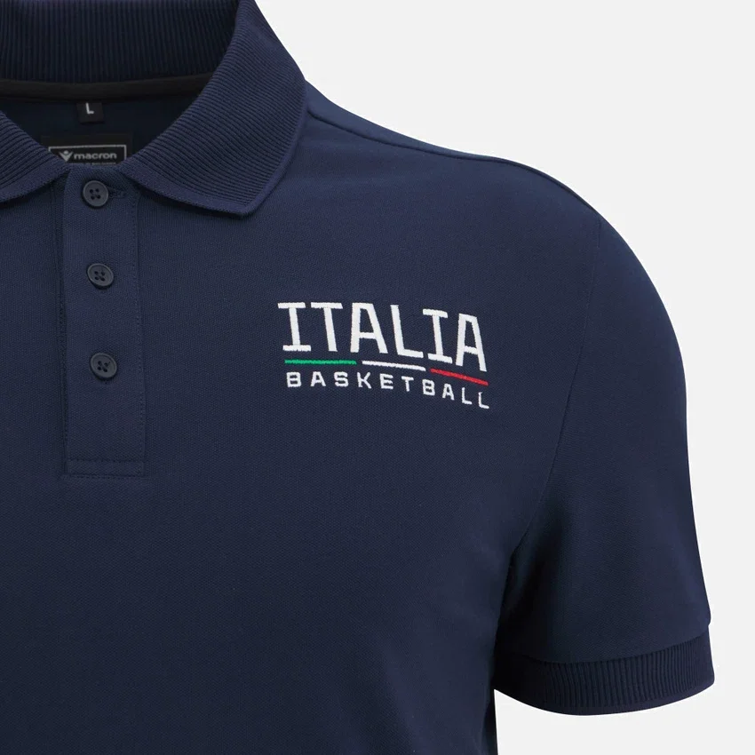 Polo da uomo Italbasket 2025/26 Athleisure Polo da uomo Italbasket 2025/26 Athleisure