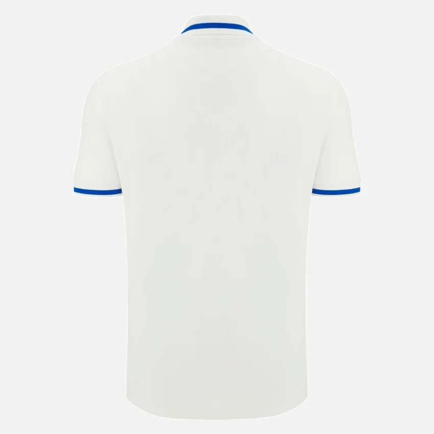Polo da viaggio bianca da adulto Auxerre 2025/26 Athleisure Polo da viaggio bianca da adulto Auxerre 2025/26 Athleisure